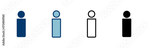 Man icon vector isolated on white background. male icon vector. human symbol