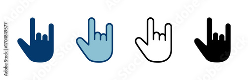 Hand icon vector isolated on white background. Hand gesture. hand stop