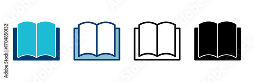 Book icon vector isolated on white background. Book vector icon. ebook icon