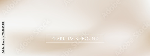 Minimalistic abstract pearl cream illustration. Nacreous and sandy gradient background with soft waves in elegant neutral tones. Vector backdrop.