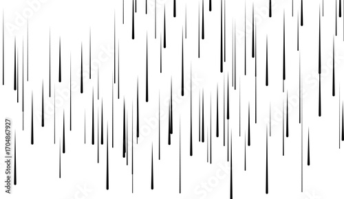 Comic vertical speed lines background. Vector illustration isolated on white background 