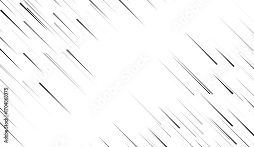 Speed line running comic texture black and white background. 