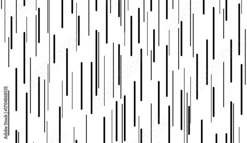 Dynamic vertical black lines abstract background. Speed cover. Vector illustration.