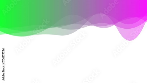 Colorful Abstract Waves with Gradient Background for Creative Use