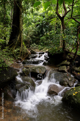 waterfalls, Asia, Thailand, Indonesia, beautiful, long exposure