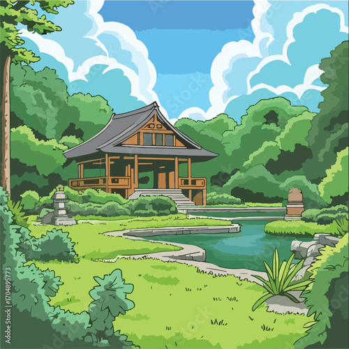 house in the forest