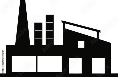 Industrial Factory Building Icon