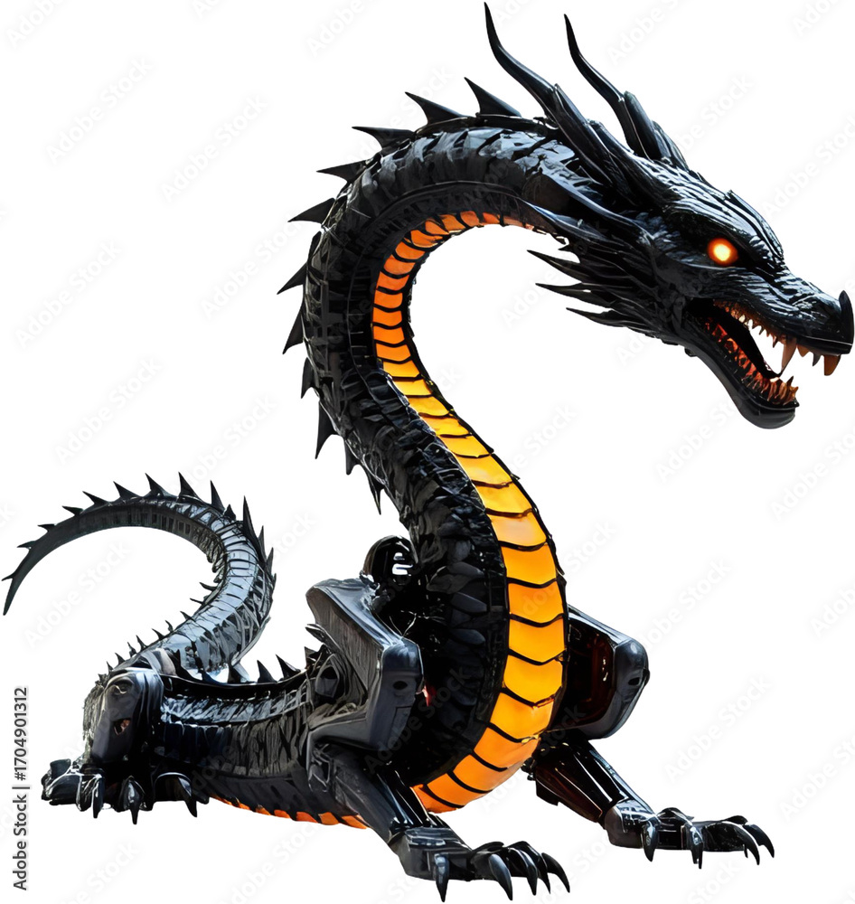 Fototapeta premium chinese dragon statue