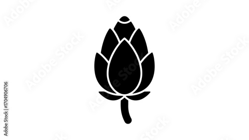 Artichoke icon with transparent background