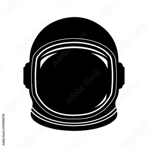 Astronaut helmet with transparent background