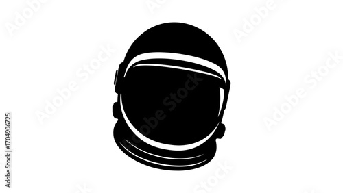 Astronaut helmet with transparent background