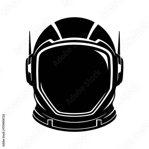 Astronaut helmet with transparent background