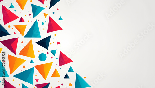 an abstract geometric backg...