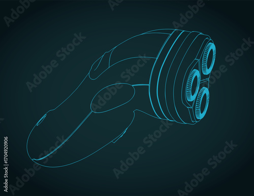 Electric shaver sketch
