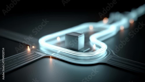 Intelligent Logistics Transport Vehicle Driving on Future City Roads
