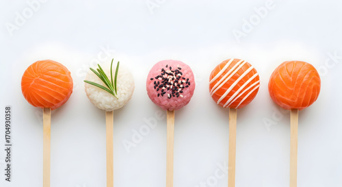 Wallpaper Mural Delicious Sushi Cake Pops Perfect for Parties and Events Torontodigital.ca