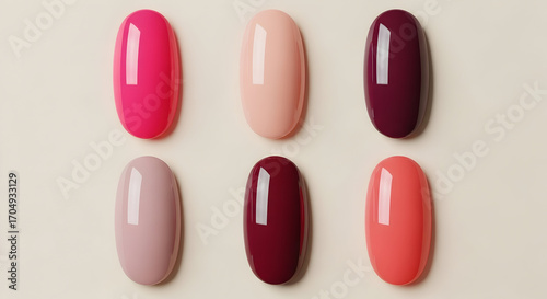 Wallpaper Mural Trendy Nail Polish Colors Swatches for Spring Summer Torontodigital.ca