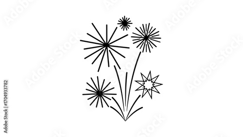 Dandelion seed heads with transparent background