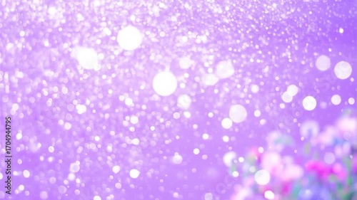 Lilac bokeh burst