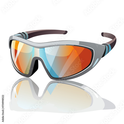 sunglasses on a white background