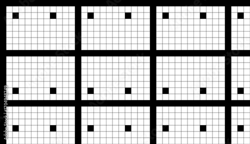 Line and dots combo with grid pattern