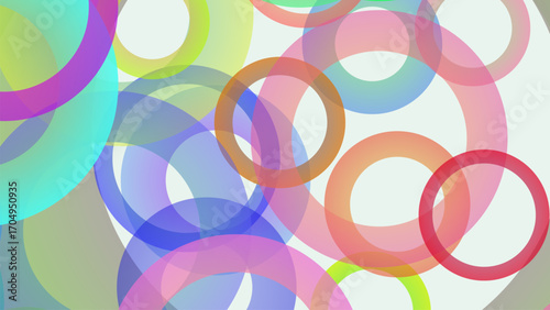 Abstract gradient background with scattered colorful bokeh lights and speckles