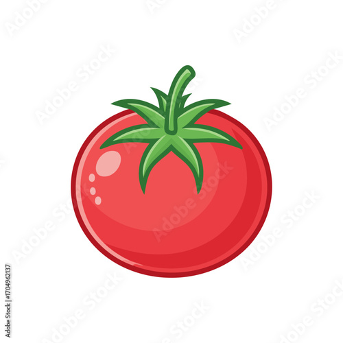 tomato on a white background
