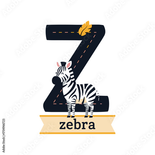 Discover the wonders of the zany zebra and learn the alphabet letter z