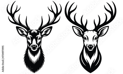 deer head silhouette