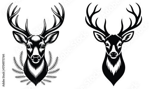 deer head silhouette