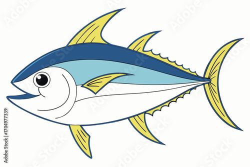 Illustration of a tuna fish
