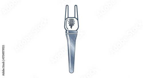 Golf Ball Mark Repair Tool for Green Maintenance and Sports Equipment.