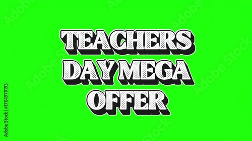 Video teachers day mega offer announcement