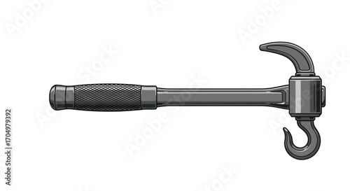 Heavy duty fire axe tool for rescue and demolition work.