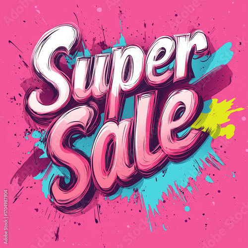super sale font, cover, background, illustration, advertising, font, shopping, day, singles' day, festival, sale, celebration, text, word, poster, design