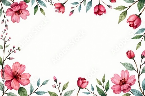 Delicate watercolor floral pattern, perfect for spring events , decor, purple, elegant