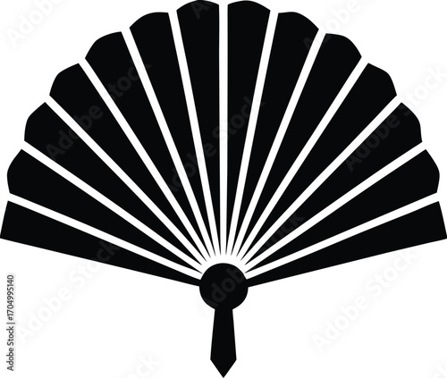 hand holding fan
