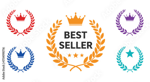 best seller laurel wreaths crowns stars in vibrant colors
