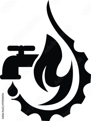 hvac icon silhouette