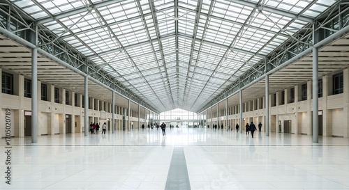Wallpaper Mural Modern Glass and Steel Architecture Interior Grand Hall Perspective Torontodigital.ca