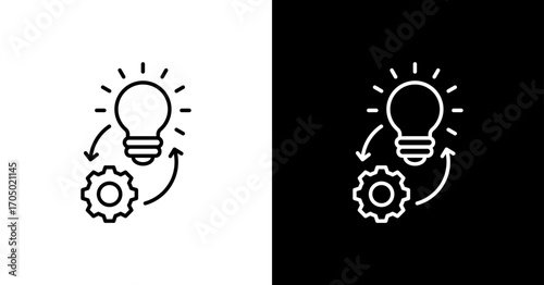 Realization Icon Set Multiple Style Collection