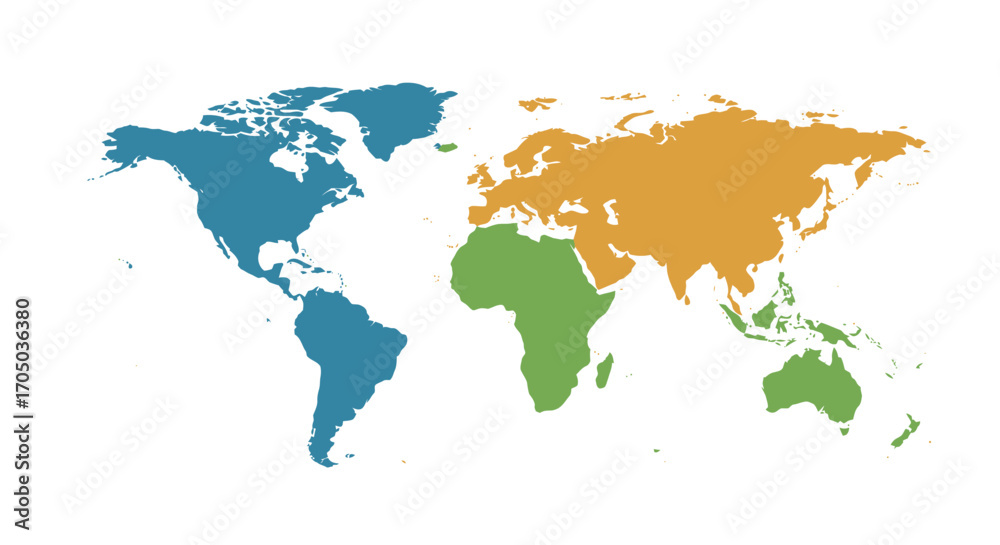 Obraz premium world map vector