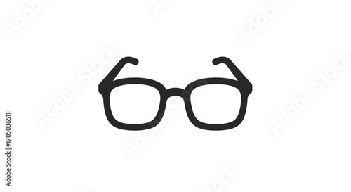 black sunglasses isolated on white