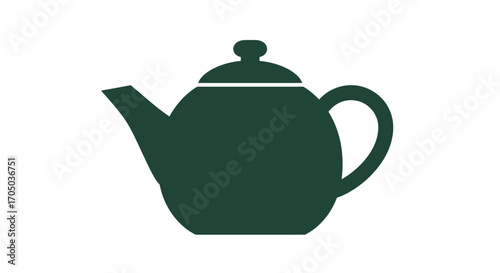teapot with green tea