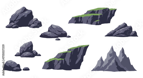 set of mountains