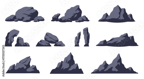 set of mountains