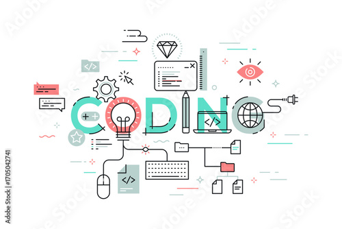 Wallpaper Mural Business Concept Illustration – Modern Flat Design for Corporate, Startup, and Marketing Strategy Torontodigital.ca