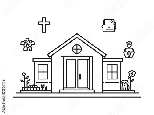 Nursing home supporting elderly daily life