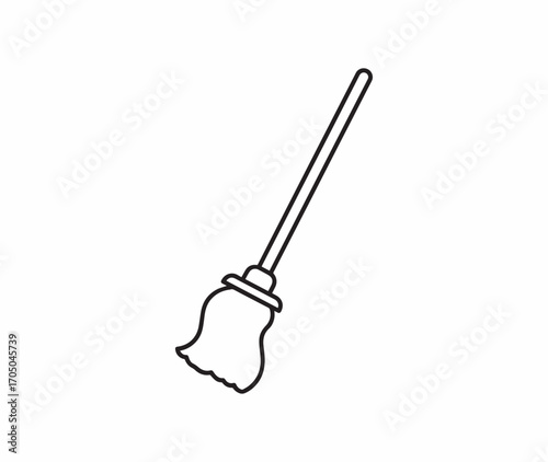 shovel on white background