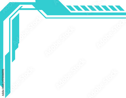 Digital Futuristic HUD Corner 